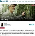 Interview des Stadtportals von Karlsruhe mit Peter Wohlleben ★ Homepage der Bürgerinitiative Stutensee Lachwald-erhalten für mehr Demokratie + Transparenz + Bürgerbeteiligung • auch bei Bürgerbegehren und Bürgerentscheid – Mitglied der BundesBürgerInitiative Waldschutz BBIWS zum Schutz von Wald • Natur und Klima in der Waldkrise mit der Forderung um mehr Beachtung von Umweltschutz • Naturschutz • Klimaschutz und Reform der Waldgesetze