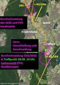 DB interaktive Karte LR4 – Homepage der Bürgerinitiative Stutensee Lachwald-erhalten